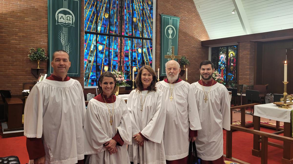 Members of the Calvary Choir at Calvary Episcopal Church