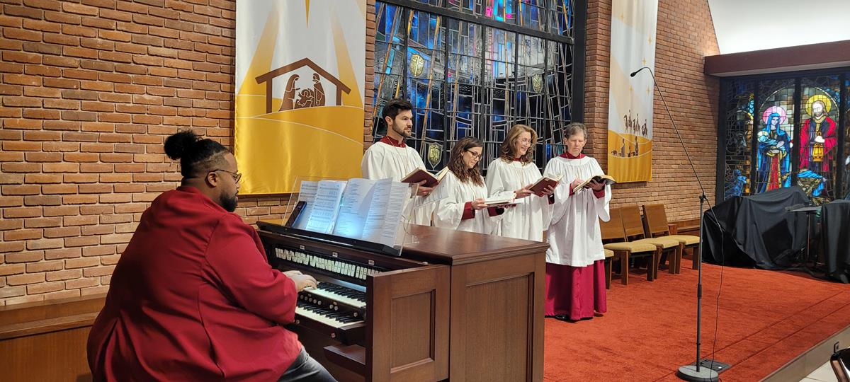 Members of the Calvary Choir at Calvary Episcopal Church